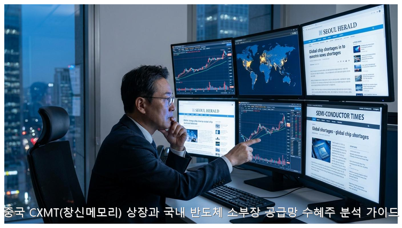 중국 CXMT(창신메모리) 상장과 국내 반도체 소부장 공급망 수혜주 분석 가이드 핵심 안내 및 분석 인포그래픽 (8)