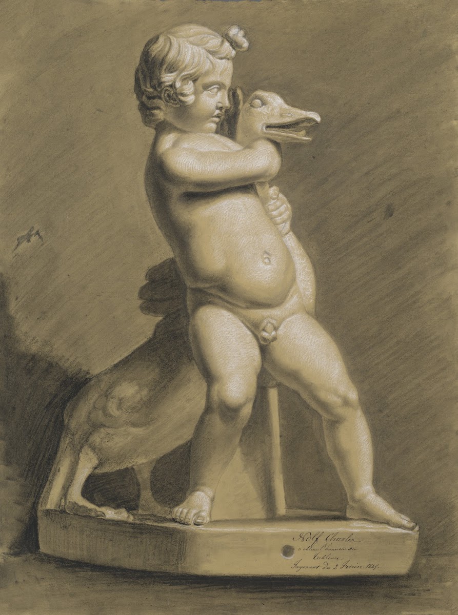 Child with a goose 1845