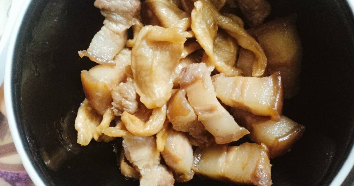 Thịt kho củ cải khô