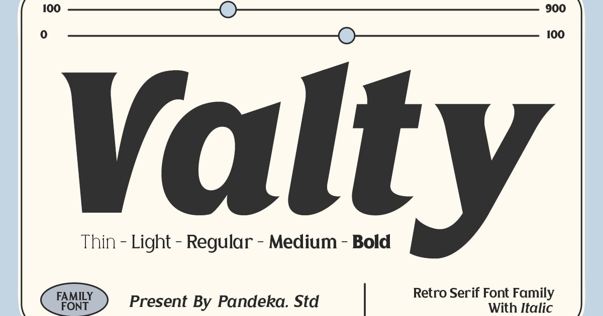 Valty – Fonte Sans moderna Free Download – Envato Elements