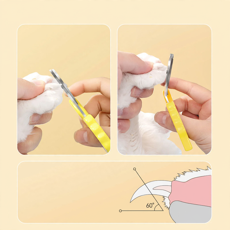 Nail clipper for cats and dogs