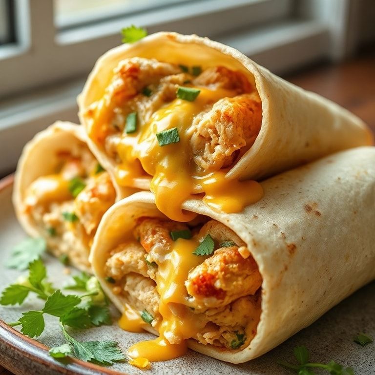 Cheesy Garlic Chicken Wraps (Quick Low-Carb Meal) – Creamy & Easy Dinner in 30 Minutes finished