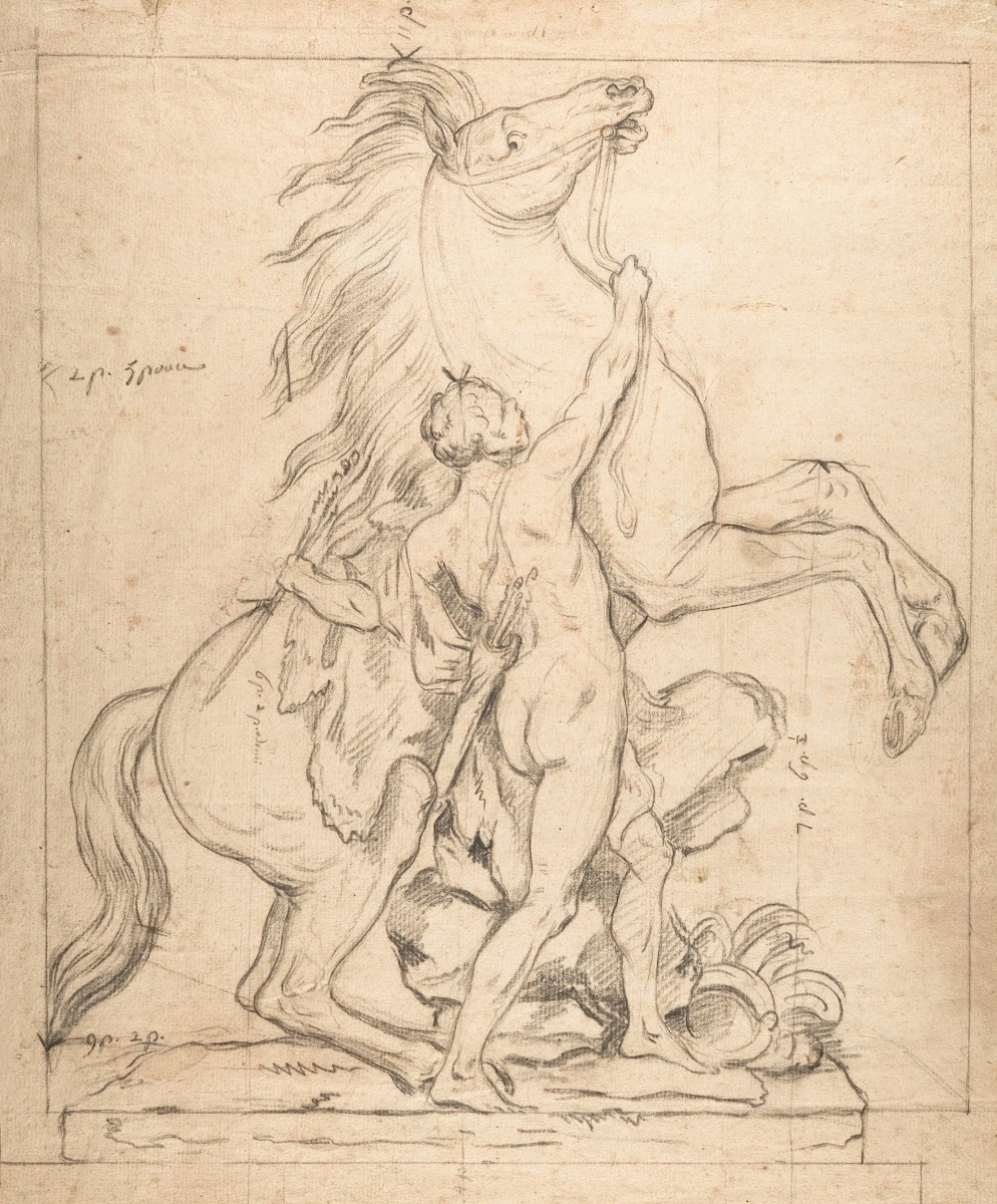 Study for one of the Chevaux de Marly ca 1740