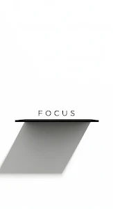 Minimalist Focus Word Shelf Long Shadow White Space