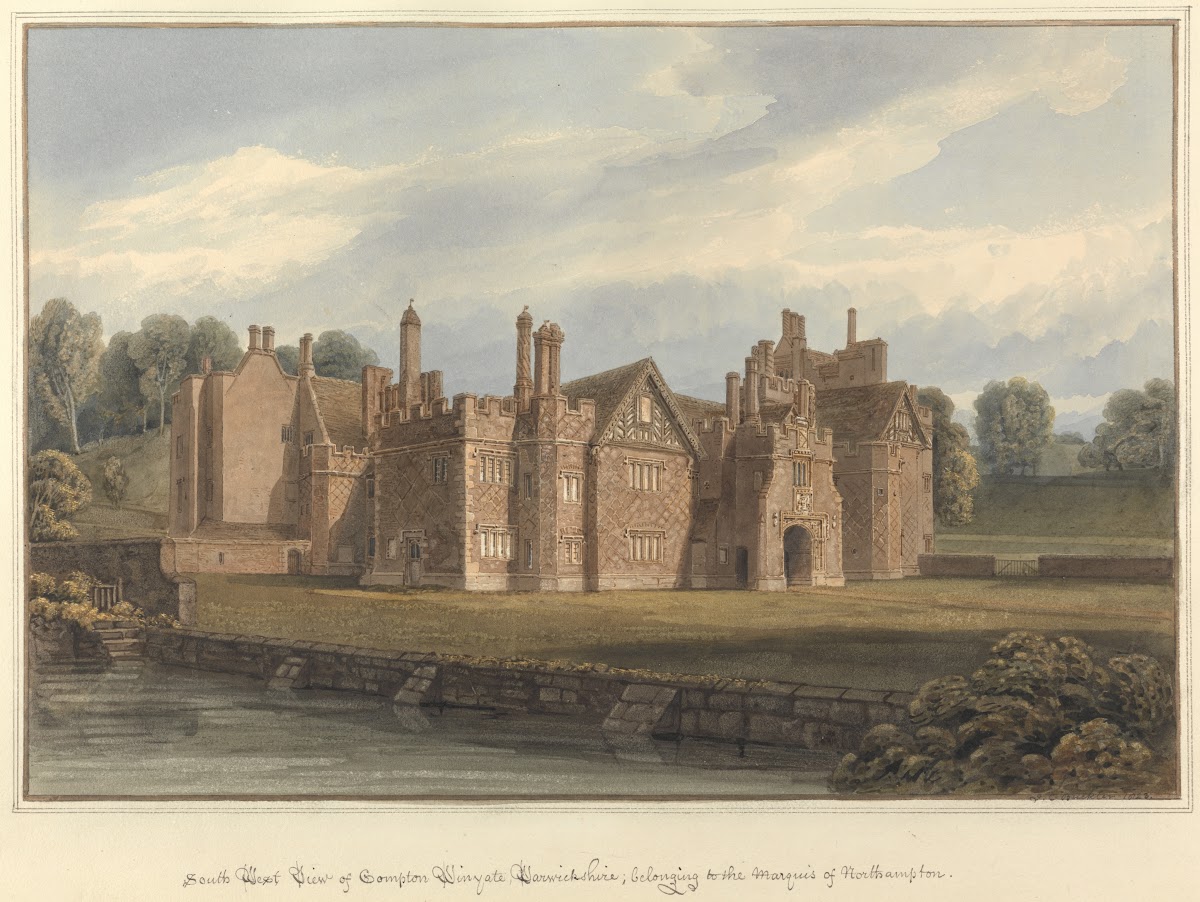 South West View of Compton Winyate Warwickshire belonging to the Marquis of Nort