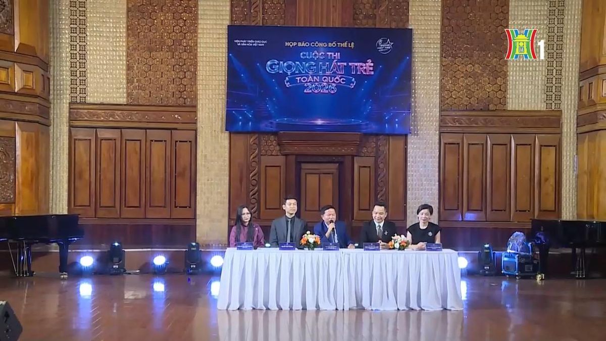 Giọng hát trẻ toàn quốc 2026: Yêu cầu thí sinh hát mộc 100% - Đài Phát thanh và truyền hình Hà Nội