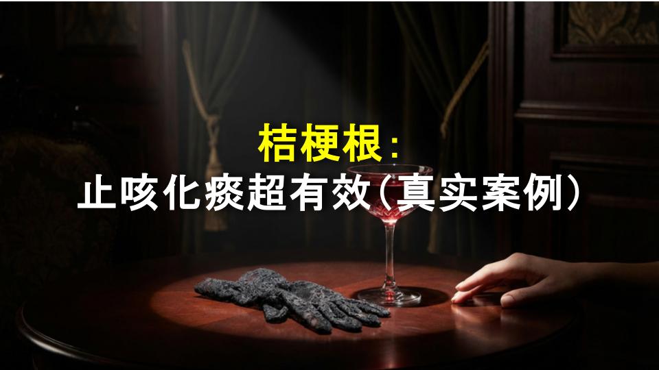 桔梗根：止咳化痰超有效（真实案例）