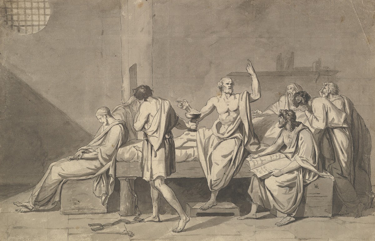The Death of Socrates ca 1782