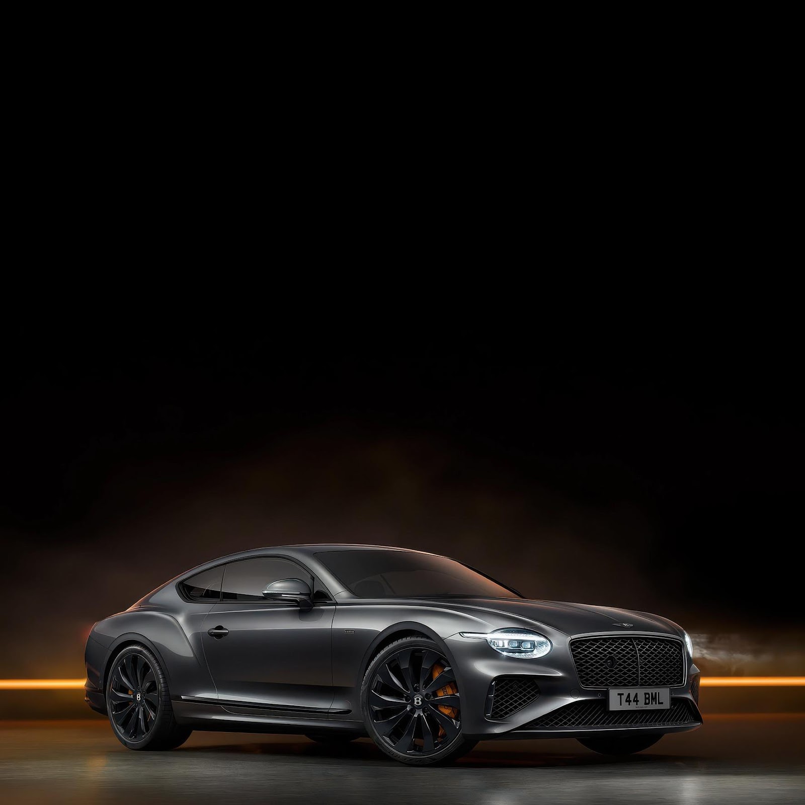 Download Bentley Continental GT Dark Studio Shot 2K iPhone