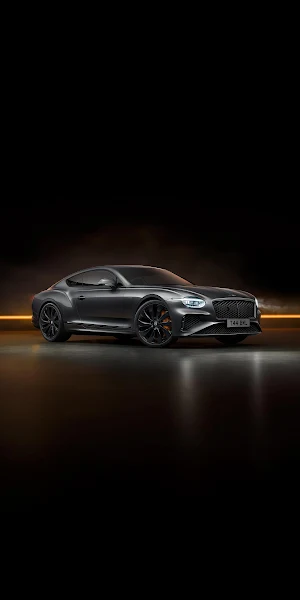 Bentley Continental GT Dark Studio Shot 2K iPhone Wallpaper Background