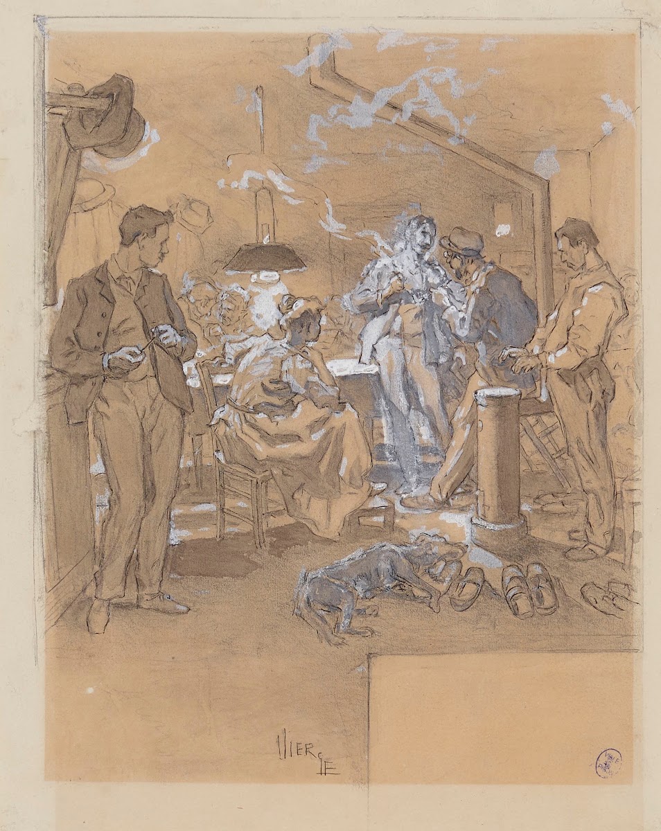 Dessin pour LAmi de lOrdre épisode de la Commune les frères Tharaud