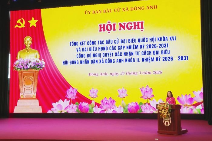 Xã Đông Anh tổng kết công tác bầu cử - Đài Phát thanh và truyền hình Hà Nội