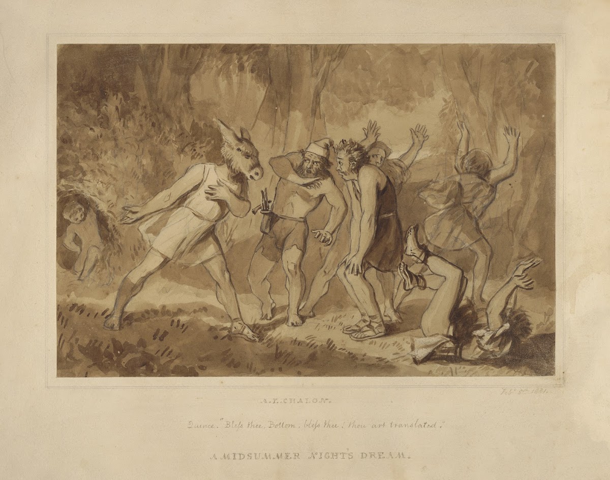 A midsummer nights dream Quince Bless thee Bottom  1831