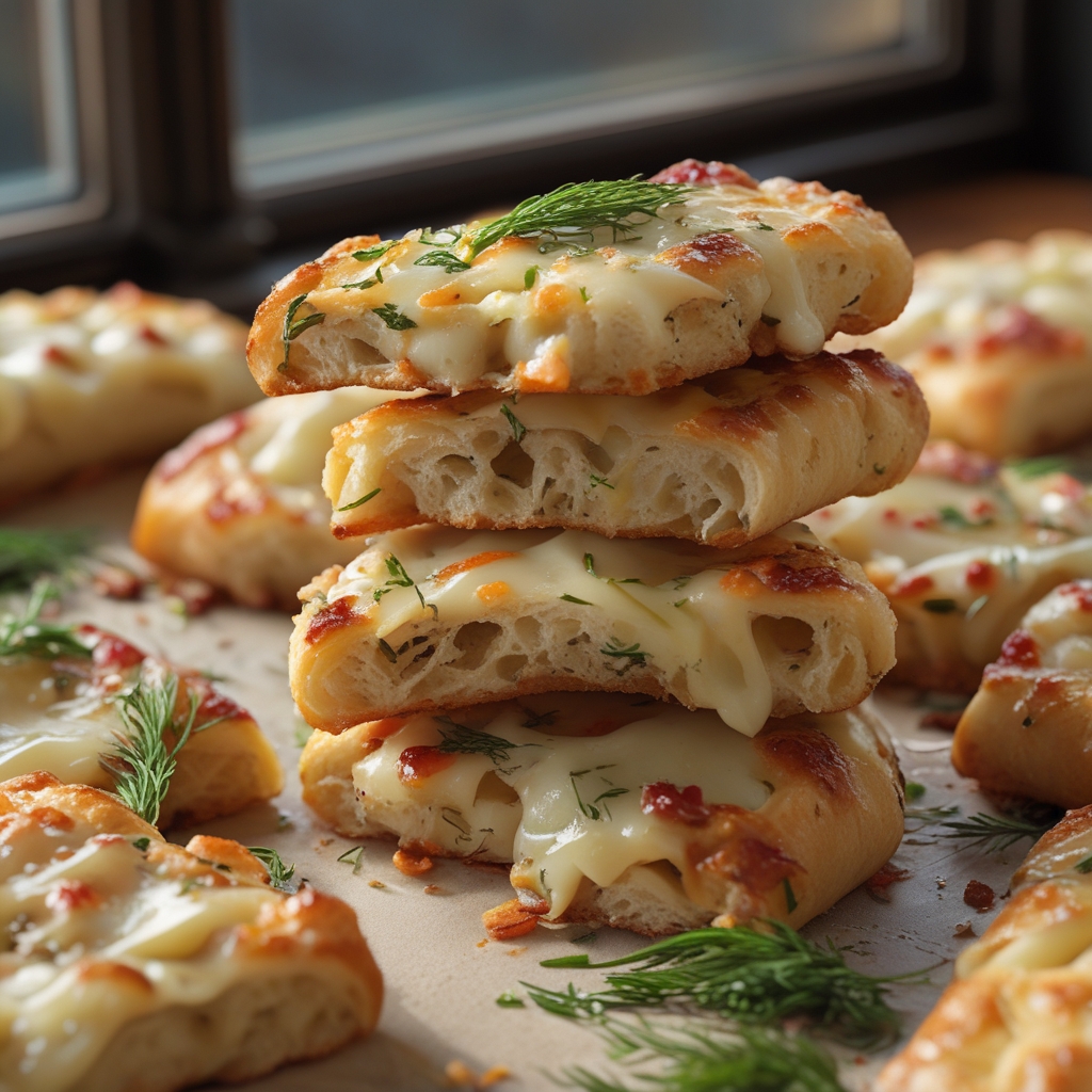 Dill Pickle Bread Twists: Easy Homemade Snack with Tangy Flavor