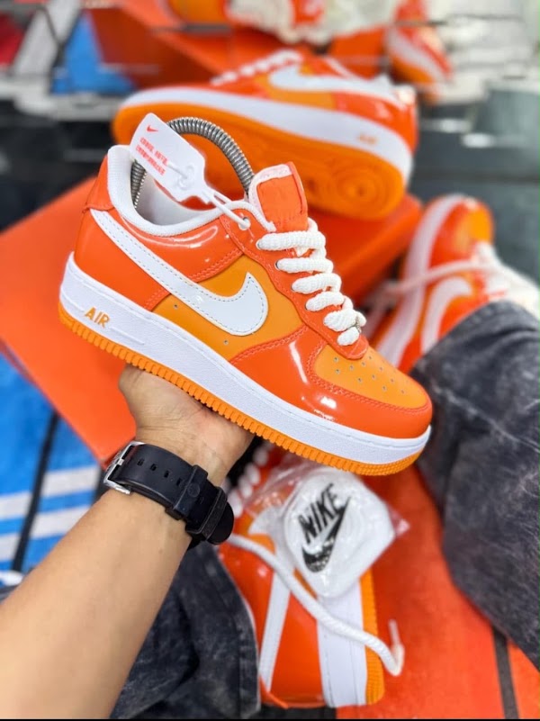 Nike Air Force 1 Naranja Blanco