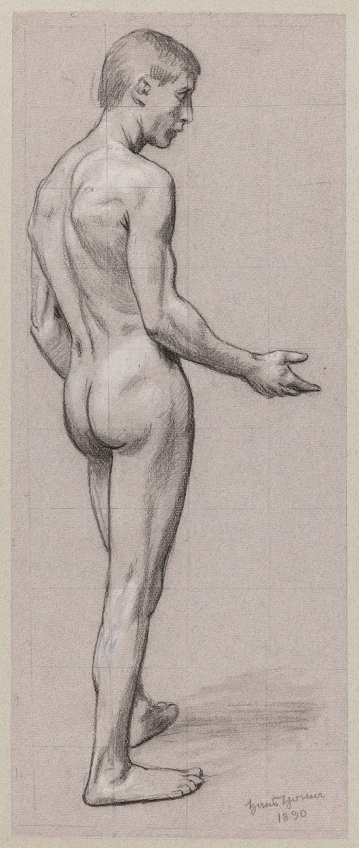 Male Nude 1890