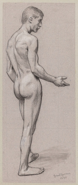 Male Nude 1890