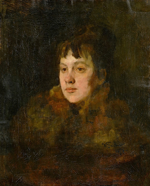 Portrait of a Lady in Fur 1876