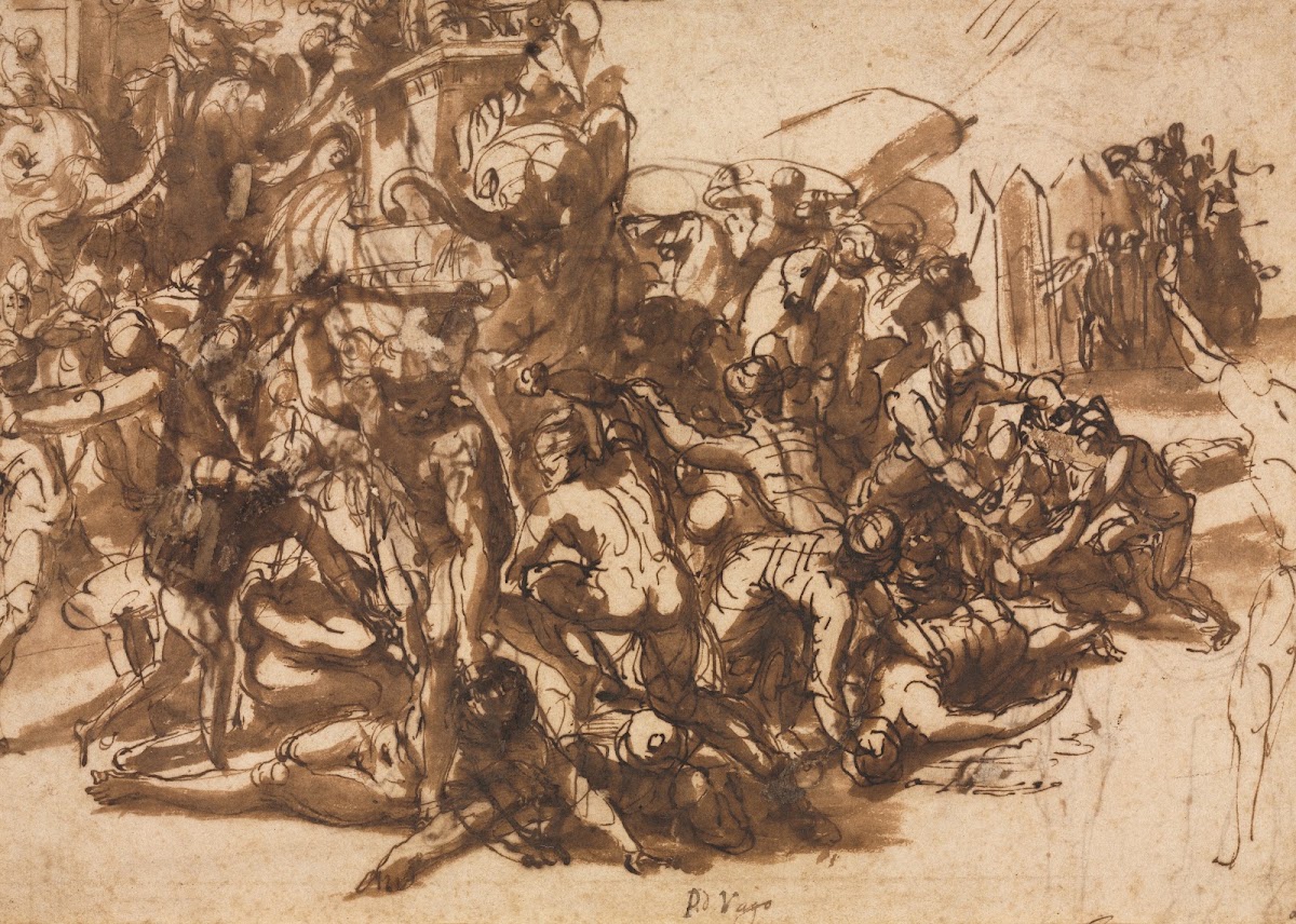Poros Assailed by the Macedonian Army recto c 154547