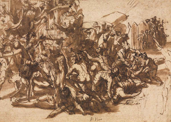 Poros Assailed by the Macedonian Army recto c 154547