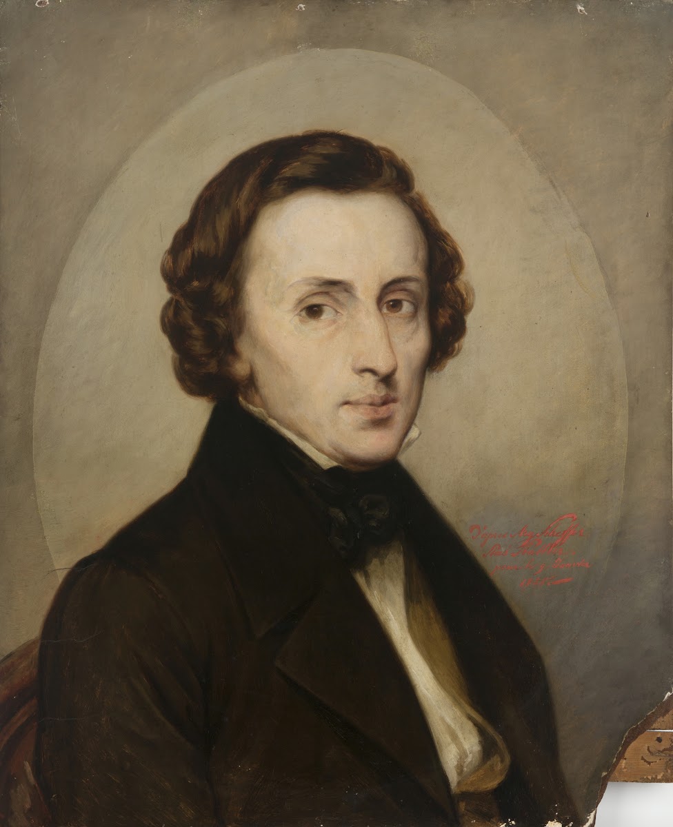 Portrait Of Fryderyk Chopin 18101849 1858