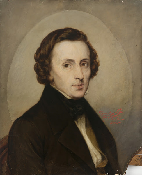 Portrait Of Fryderyk Chopin 18101849 1858