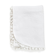 Дитячий плед Twins махра Маршмелоу 100х100 білий