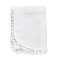 Дитячий плед Twins махра Маршмелоу 100х100 білий