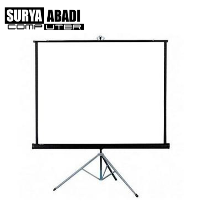 LAYAR PROJECTOR 84 PLUS TRIPOD