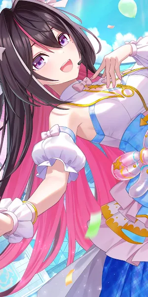 AZKi Hololive Idol Stage 4K Wallpaper Background
