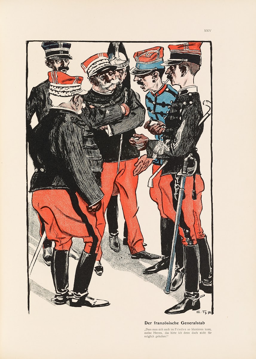 Der französische Generalstab 1901