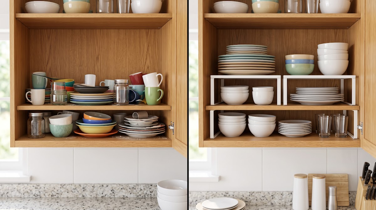 Best Kitchen Shelf Risers for Cabinets (2026) - BEFORE-AFTER / FINAL VERDICT