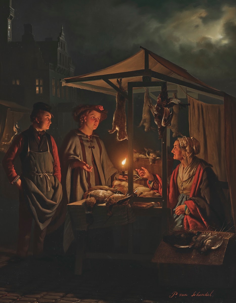 The game seller 1863