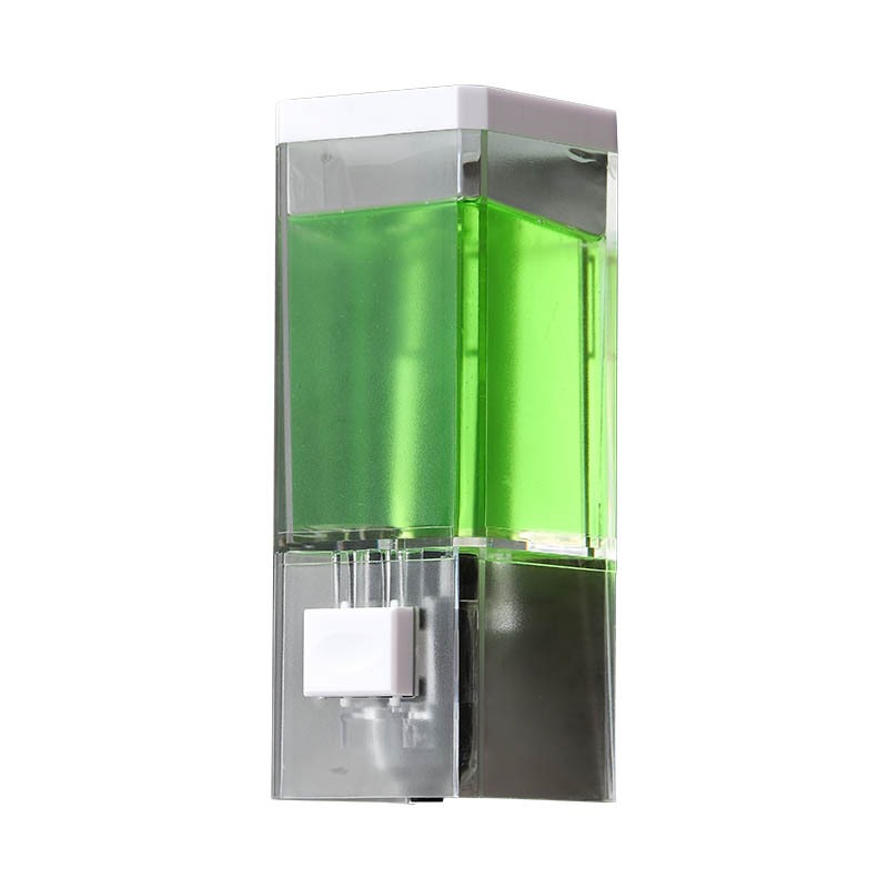 Wall-mounted soap dispenser, plastic