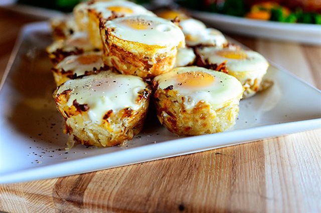 Bánh Tổ Chim Khoai Tây Trứng