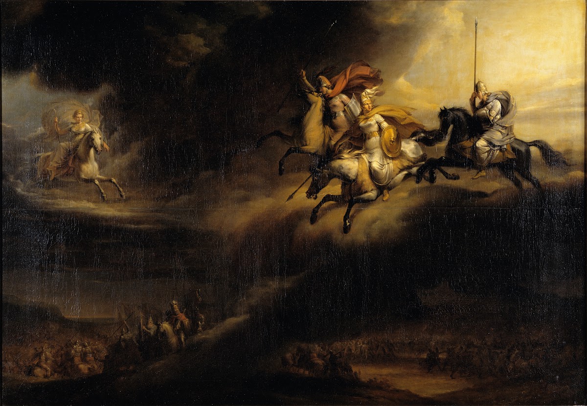 Valkyries Riding Into Battle