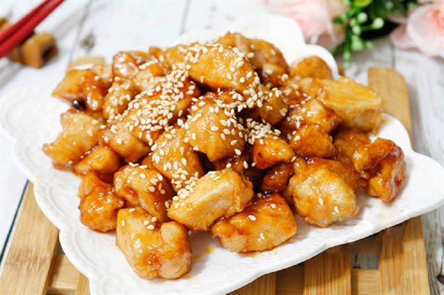Ức Gà Sốt Mật Ong