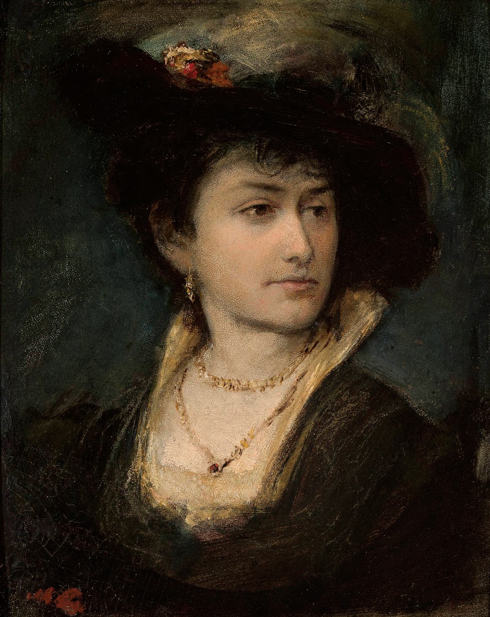 Portrait of Anna artists sister circa 1877