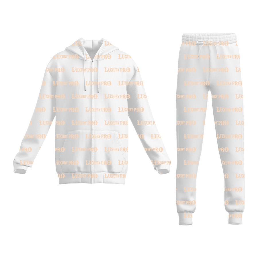 AOP GTS Zip up Hoodie with Double Hoods 230g + GTS Sweatpants
