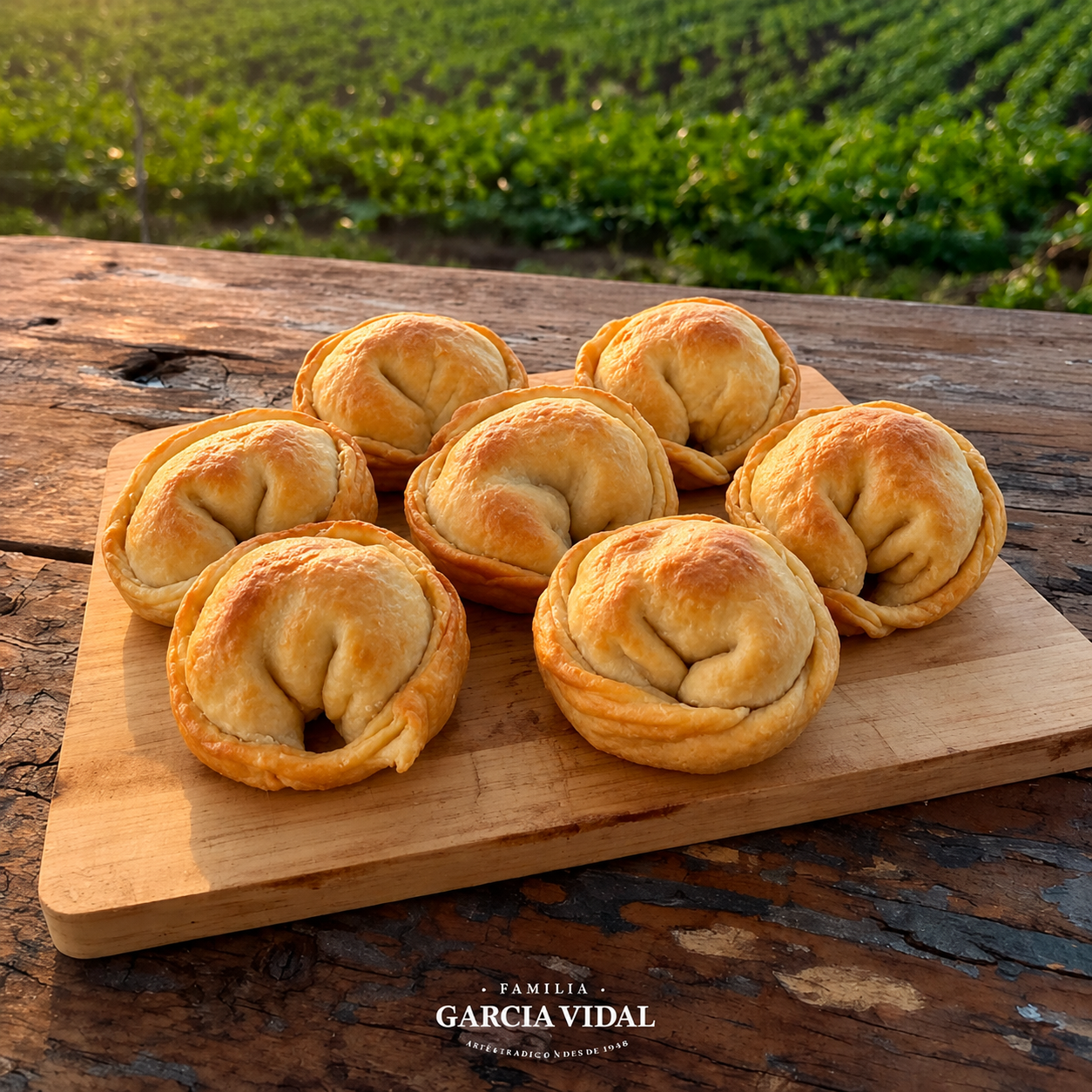 Empanadas de Muzzarella y Cebolla con Masa Casera al Horno a Leña - 6 Un