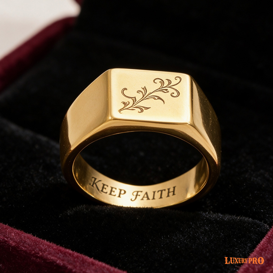 Gold Thumb Ring