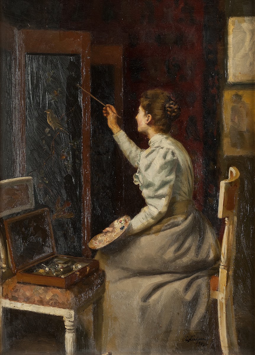 I ateljén 1894