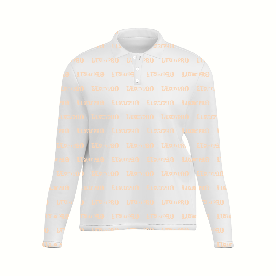 AOP PHT Women's Long Sleeve Button Polo