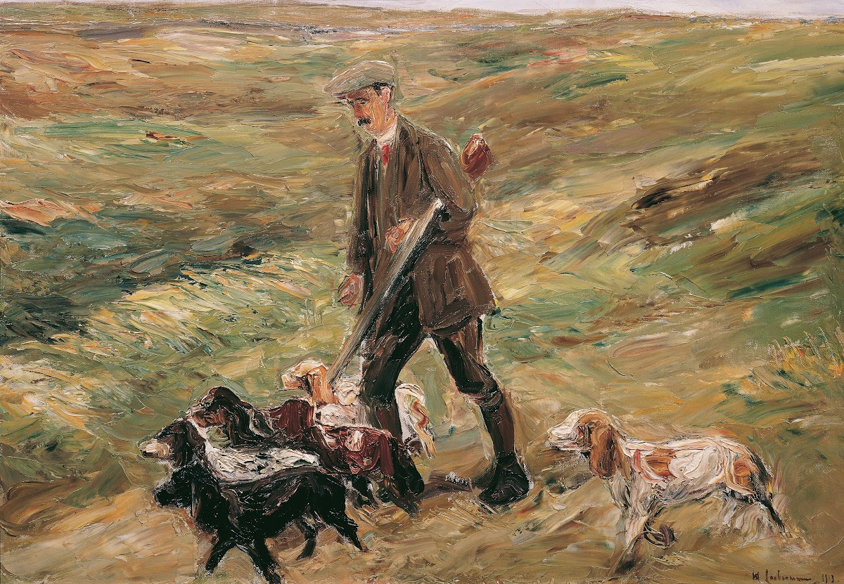 Jäger in den Dünen 1913