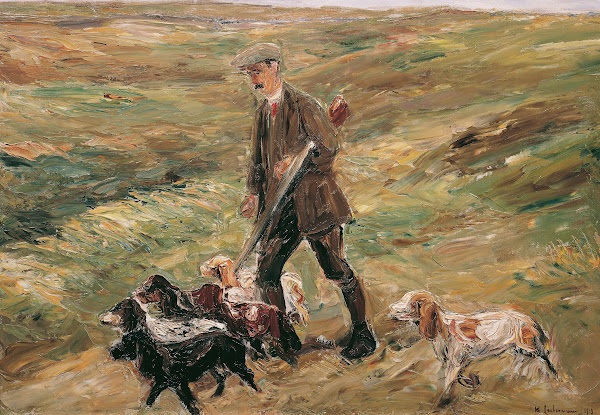 Jäger in den Dünen 1913