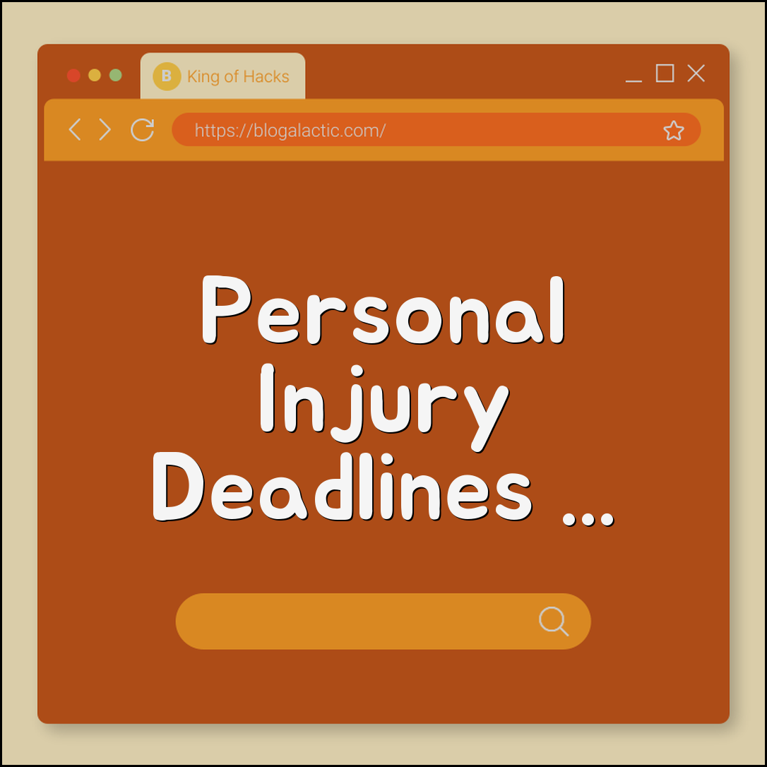 Personal Injury Statute of Limitations by State Complete List (filing deadline, negligence, tort law)