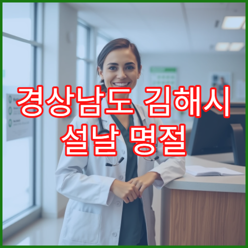 경상남도 김해시 설날 명절 소아과 연휴 진료 병원 발열·설사 장유 영유아 응급 가능