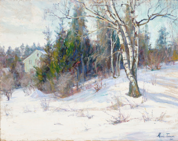 A winter landscape