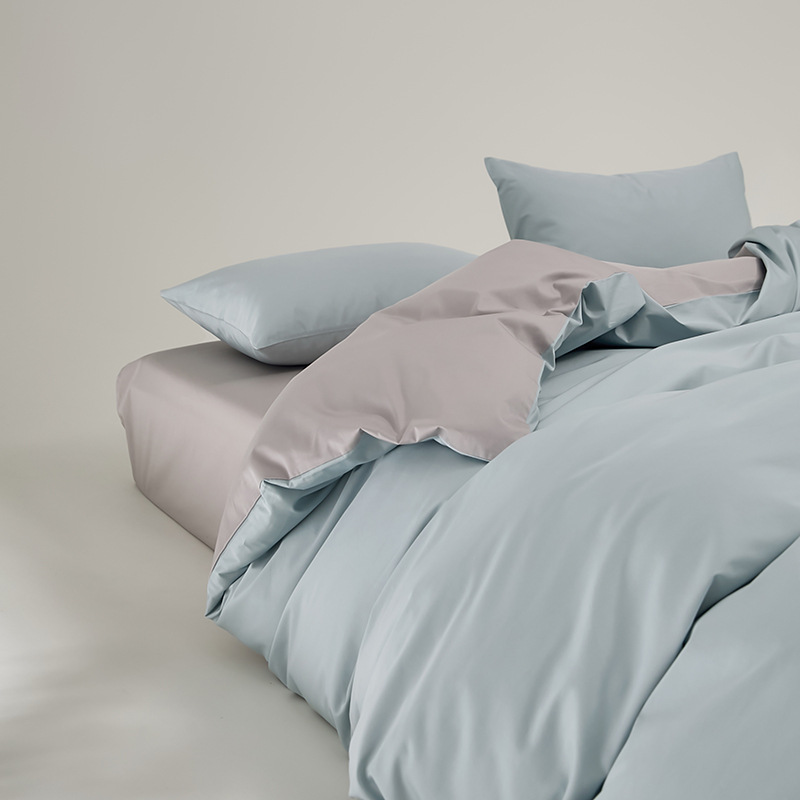 Cotton bedding set, 4-piece, Long-staple combed