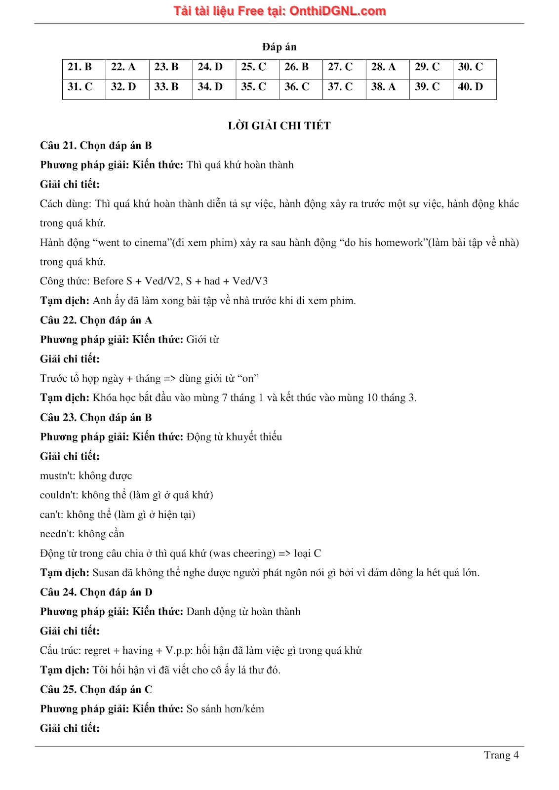 800 bài tập môn Tiếng Anh - Ôn thi ĐGNL ĐHQG TP HCM Phần 19